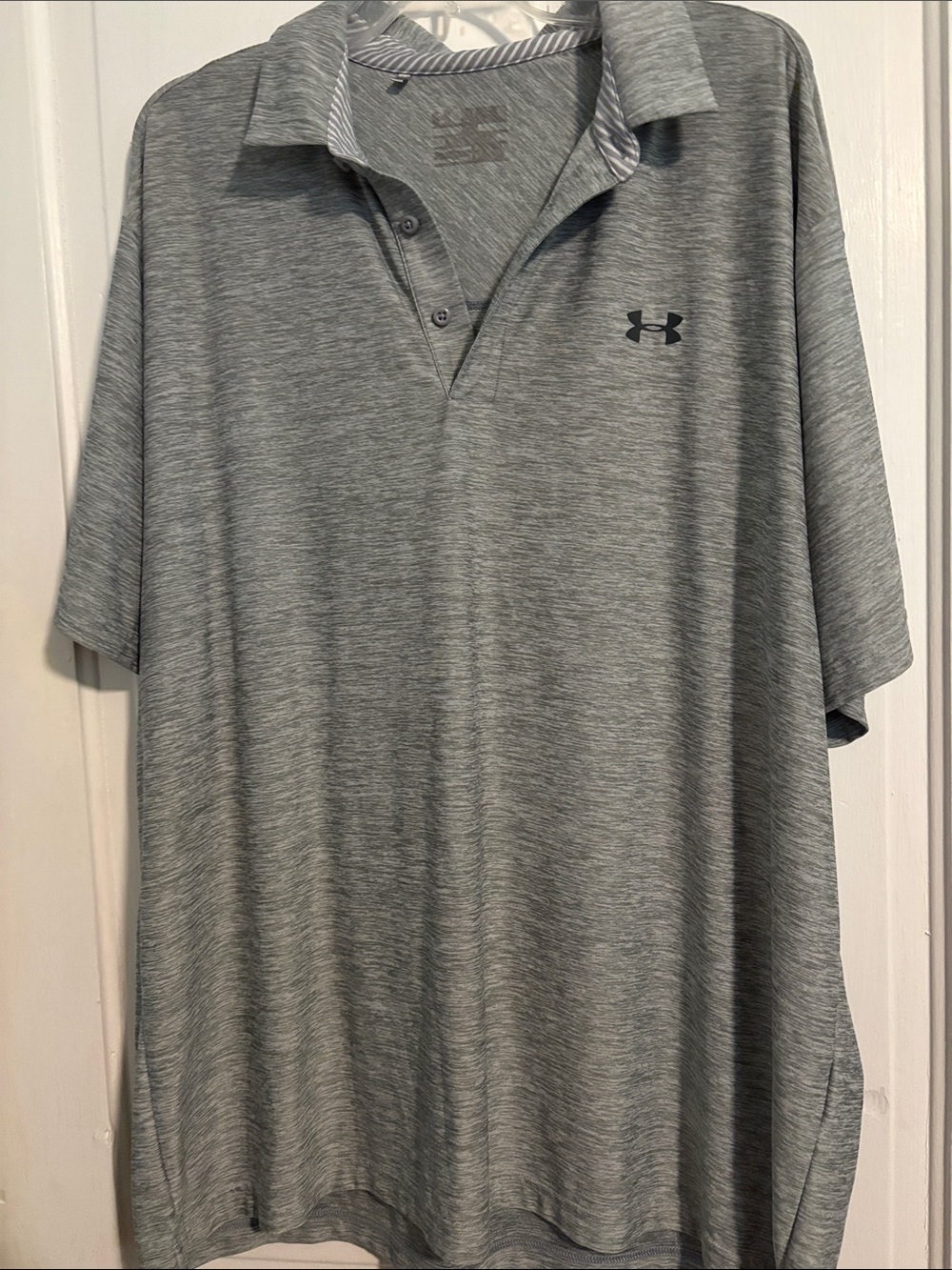 Under Armour Men’s Gray Heather Performance Polo